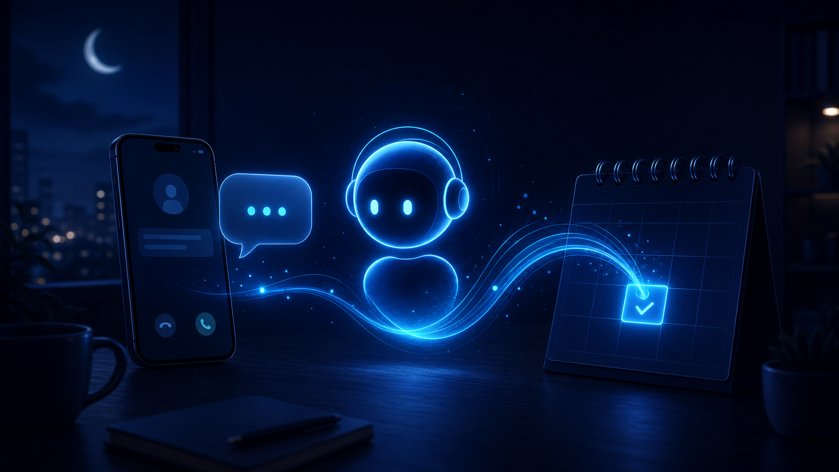 AI intake assistant for a small service business