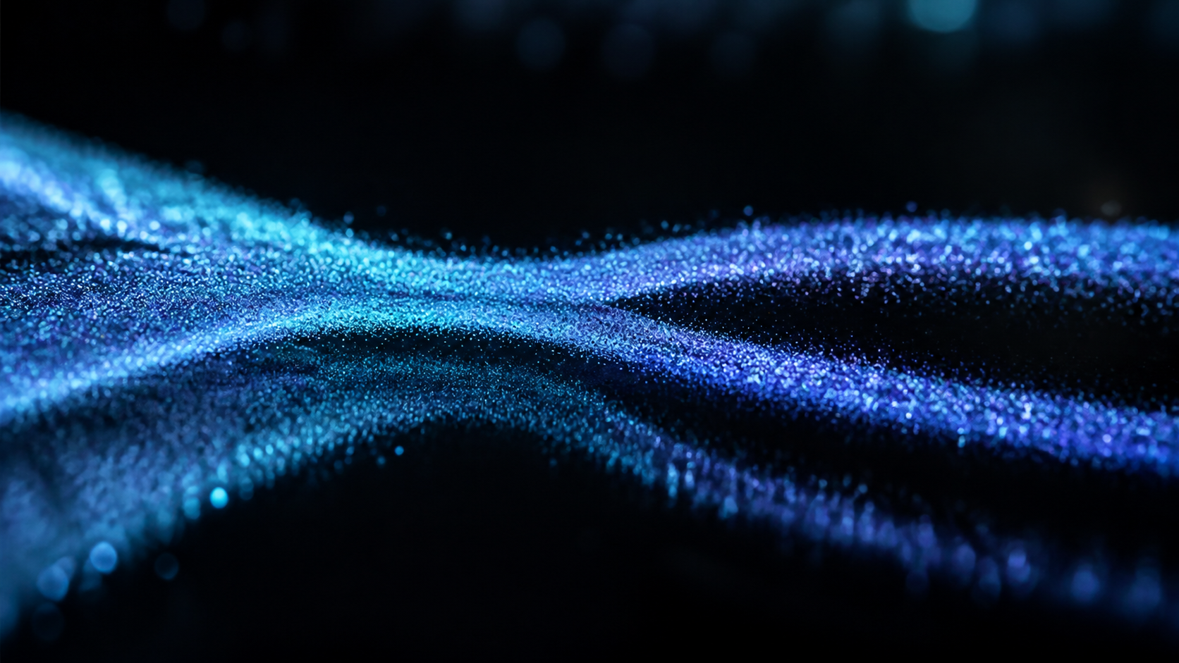 A stream of light splitting into two identical copies